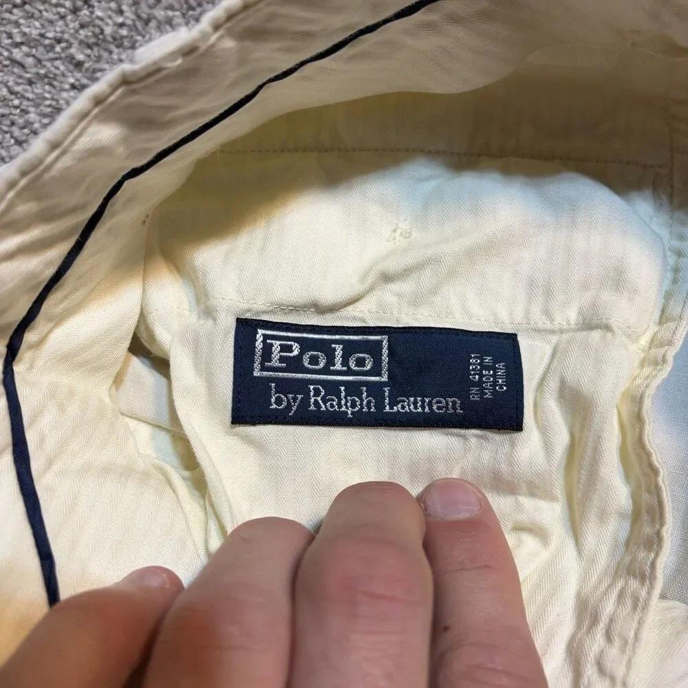 Vintage Polo Ralph Lauren Linen Silk Trousers Classic Fit Men’s 30x30 Breathable